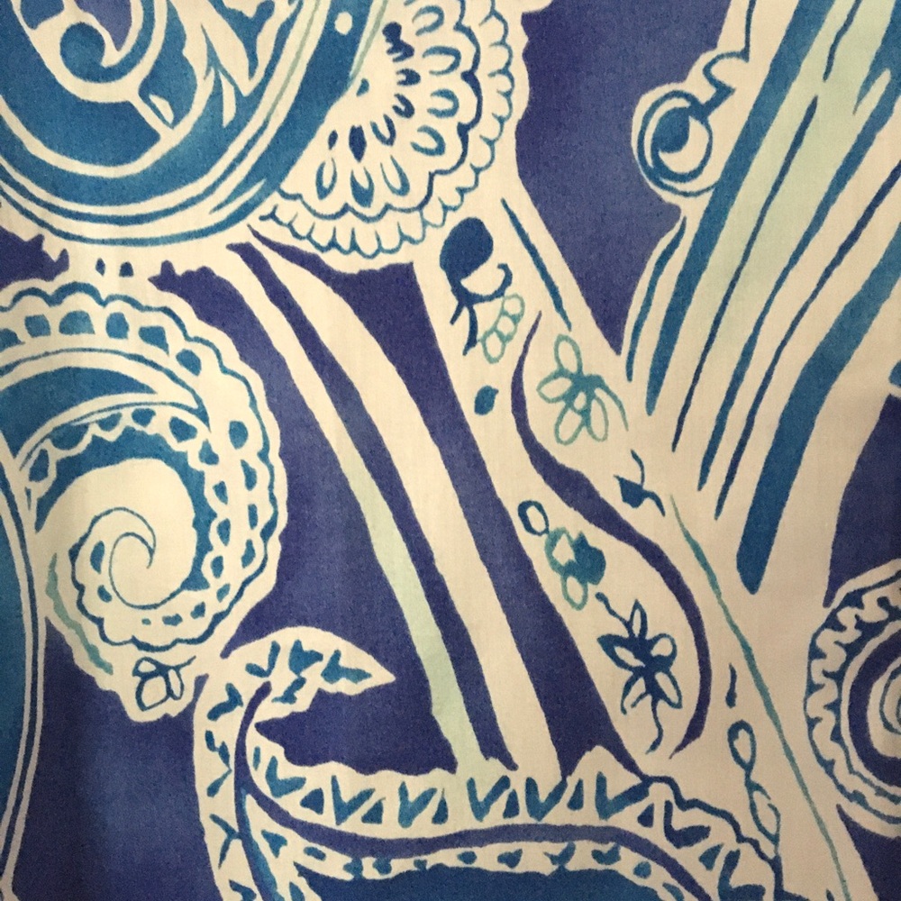 NWT Lauren Ralph Lauren Cotton Paisley Shirt - Picture 3 of 6